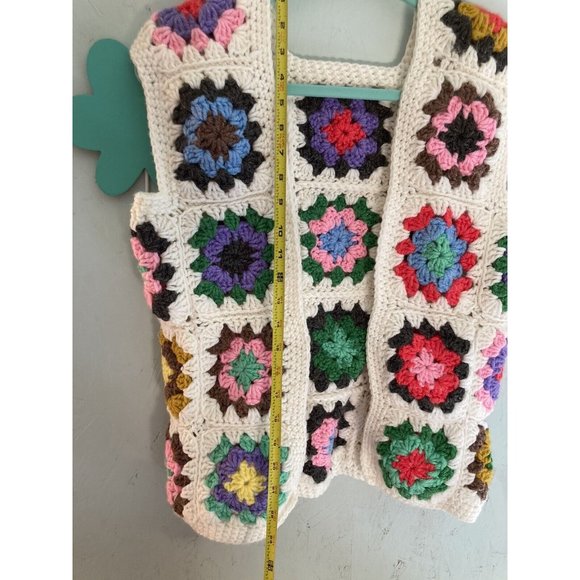 Multicolor Crochet Vest - Picture 4 of 10